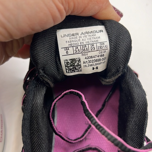 Under Armour Charged Breathe Sneakers Women's 6 - Picture 5 of 10